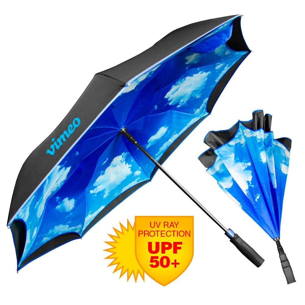 The Blue Sky & Clouds Inverted Umbrella