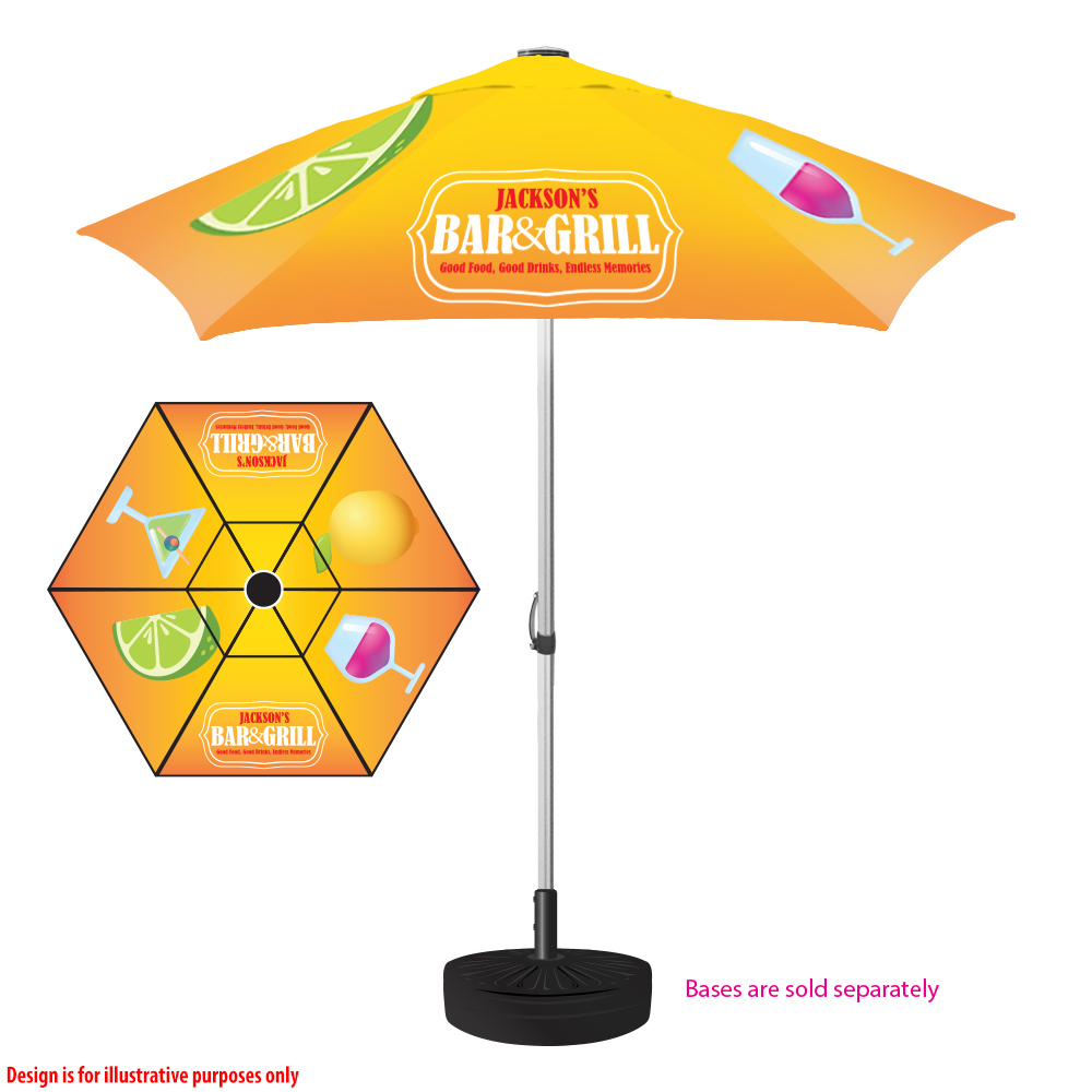 The Vented Market Digital Umbrella