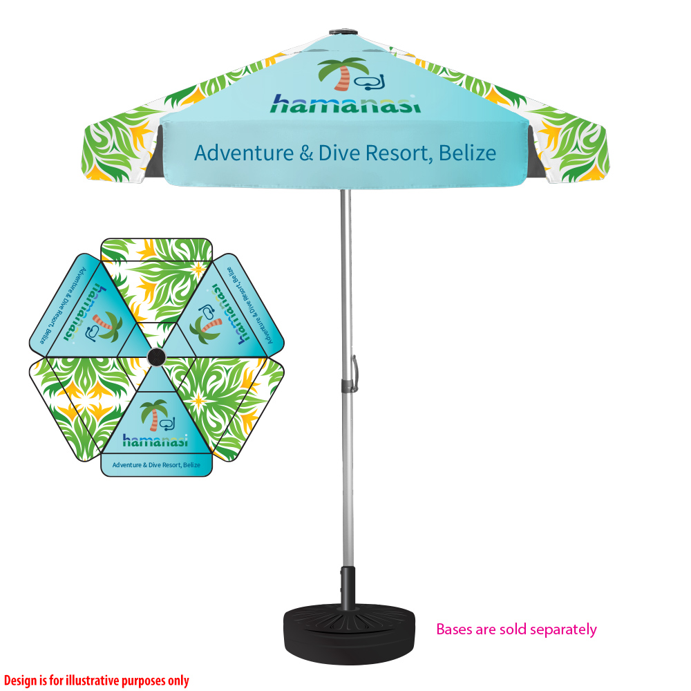 The Vented Bistro Digital Patio Umbrella